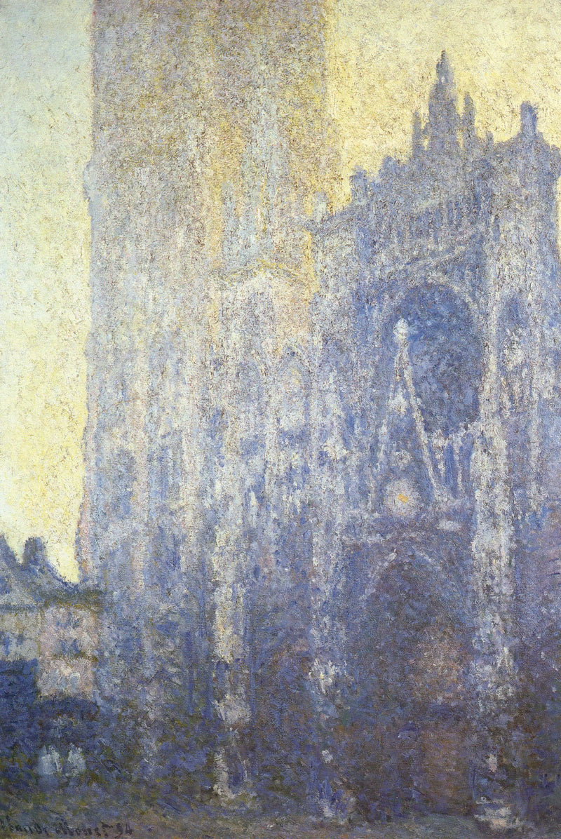 La Cattedrale di Rouen, il Portale, Effetto del mattino - Claude Monet