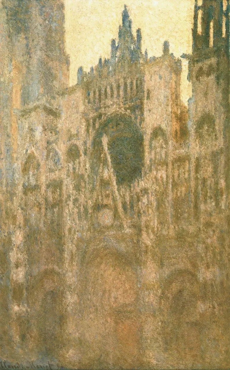 La Cattedrale di Rouen, il Portale, Effetto di mattina - Claude Monet