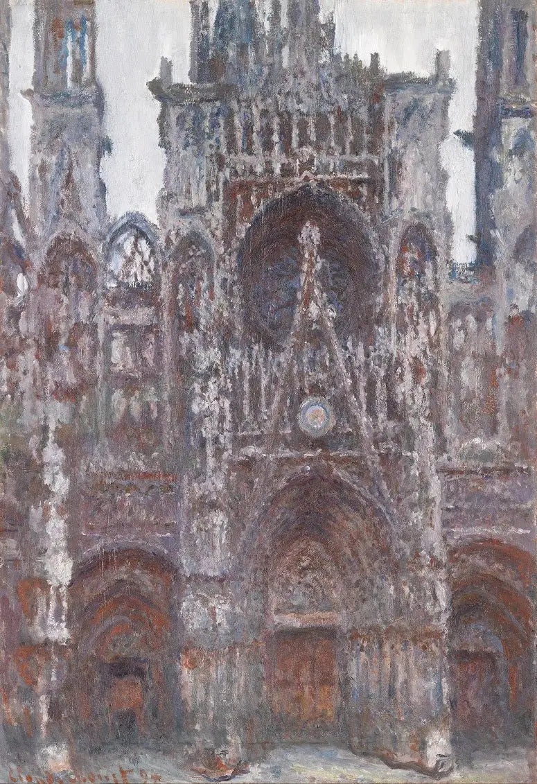La Cattedrale di Rouen. Il portale visto di fronte, Armonia bruna - Claude Monet