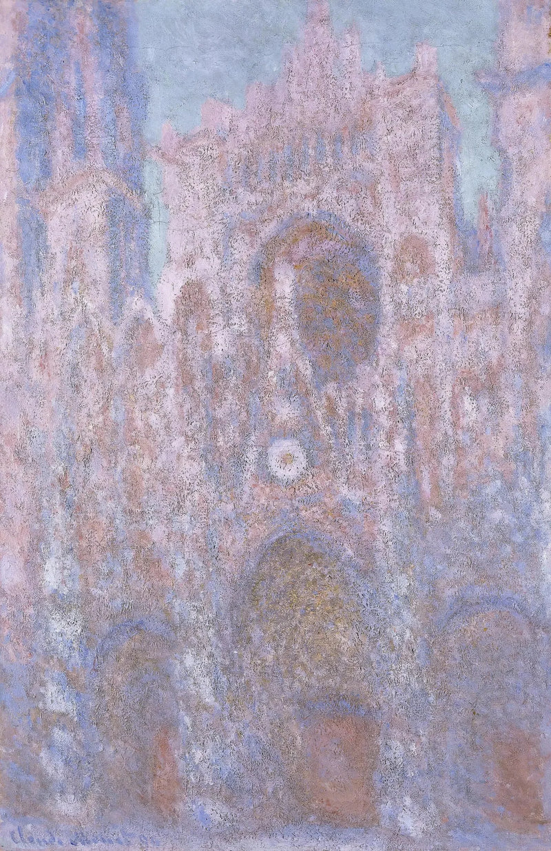 La Cattedrale di Rouen, Sinfonia in grigio e rosa - Claude Monet