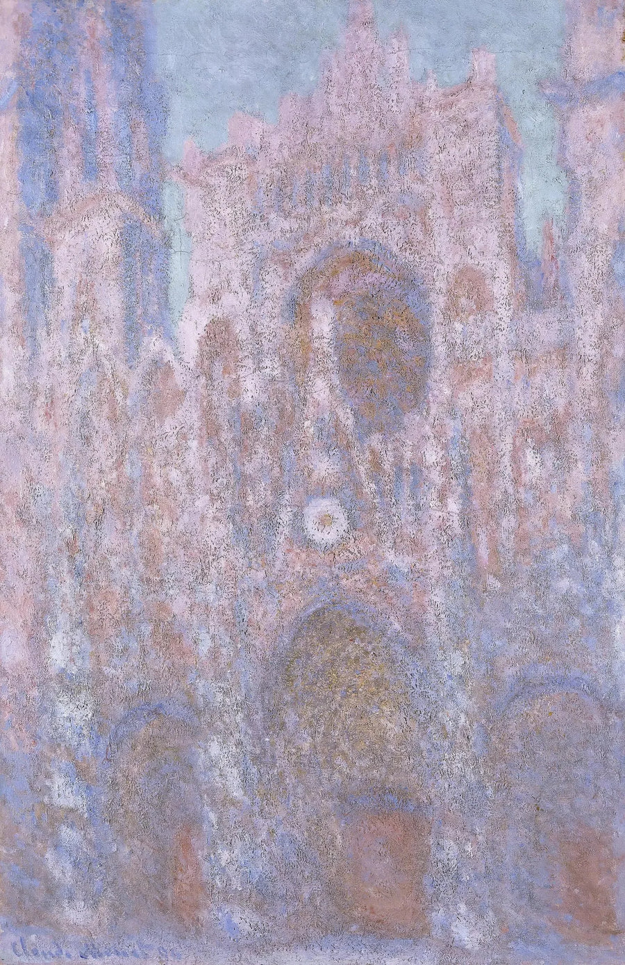 La Cattedrale di Rouen, Sinfonia in grigio e rosa - Claude Monet