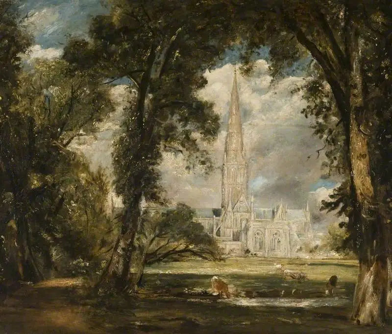 La cattedrale di Salisbury dal giardino dell'arcivescovo - John Constable