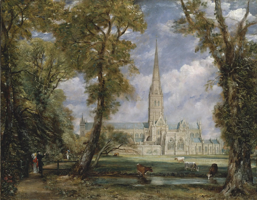 La Cattedrale di Salisbury viste dai giardini dell'arcivescovo - John Constable