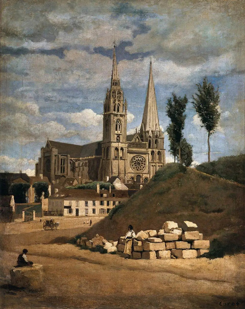 La Cattedrale di Notre-Dame di Chartres - Jean-Baptiste Camille Corot