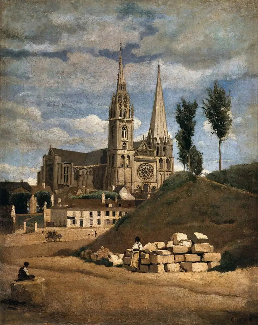 La Cattedrale di Notre-Dame di Chartres - Jean-Baptiste Camille Corot