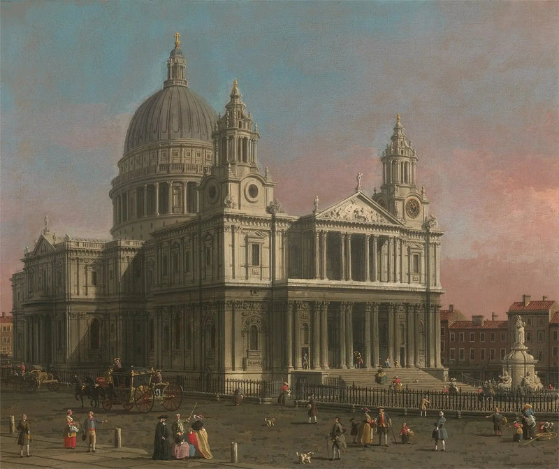 La Cattedrale di San Paolo - Canaletto