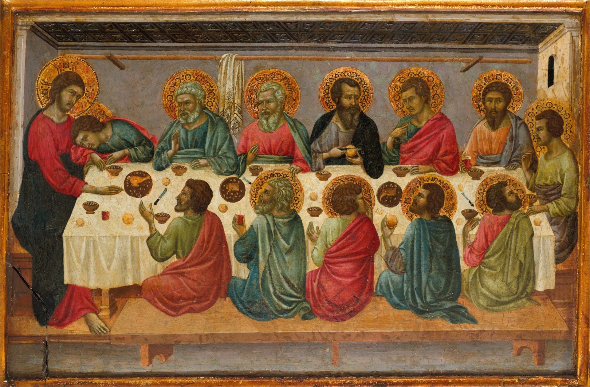 La Cène - Ugolino di Nerio image 1 reproduction de peinture à l’huile