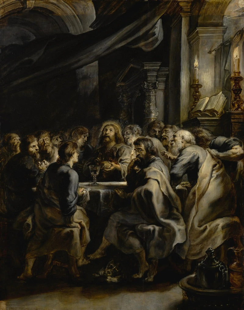 La Cena, circa 1631-1632 - Peter Paul Rubens