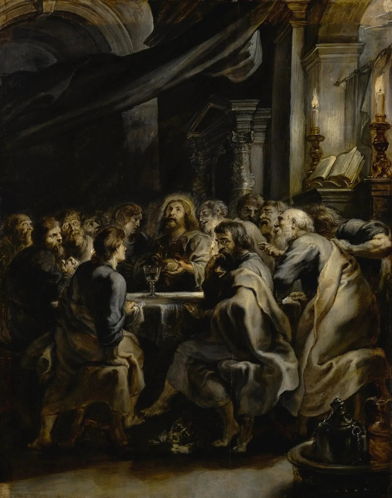 La Cena, circa 1631-1632 - Peter Paul Rubens