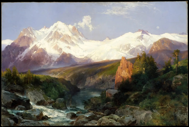 La catena dei Tetons - Thomas Moran