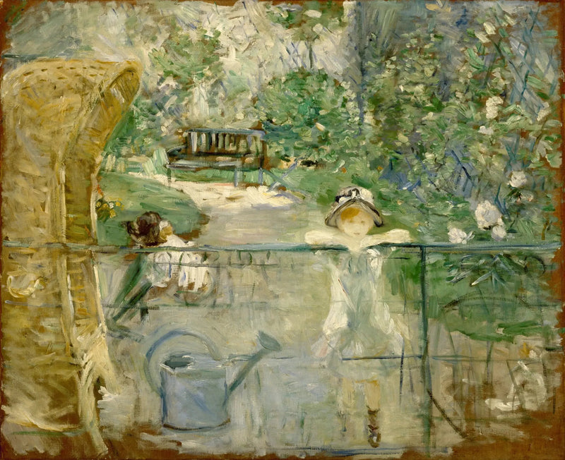 La sedia a cesta - Berthe Morisot