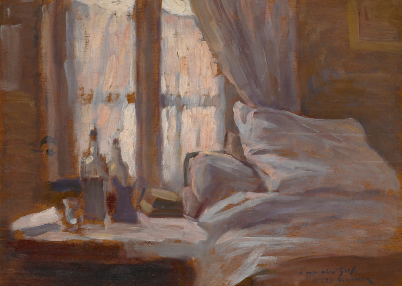 La chambre à coucher - Henri Le Sidaner