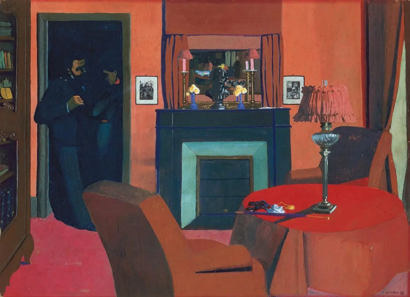 La chambre rouge - Félix Vallotton