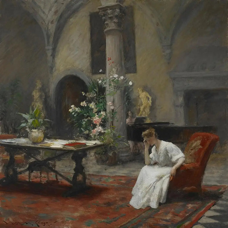 La canzone - William Merritt Chase