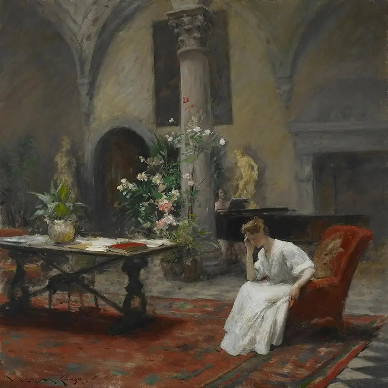 La canzone - William Merritt Chase