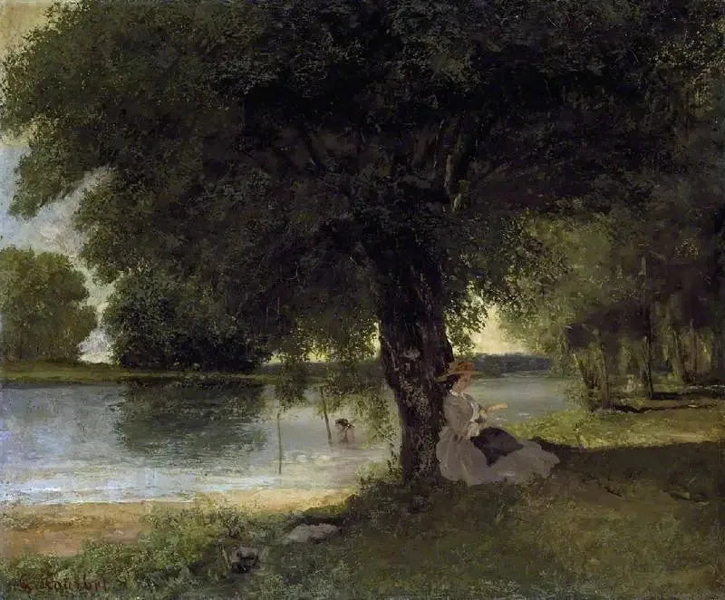 La Charente a Port-Bertaud - Gustave Courbet