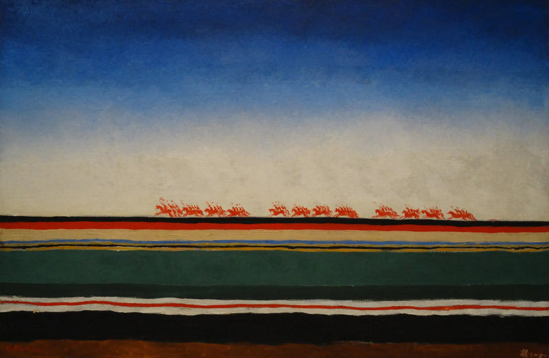 La Charge della cavalleria rossa - Kazimir Malevich