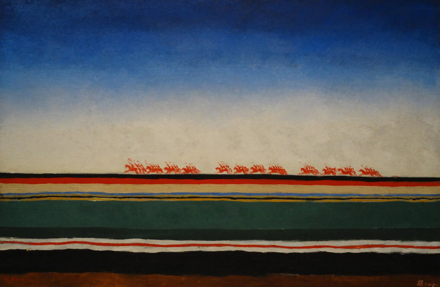 La Charge della cavalleria rossa - Kazimir Malevich