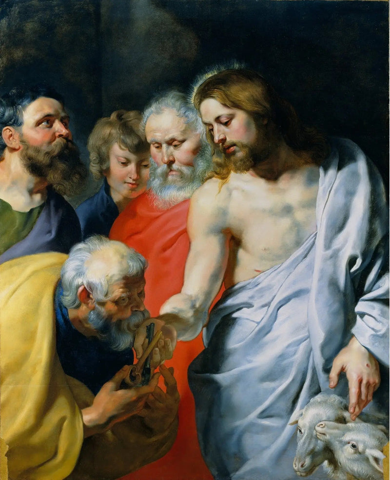 La carica di Cristo a Pietro - Peter Paul Rubens