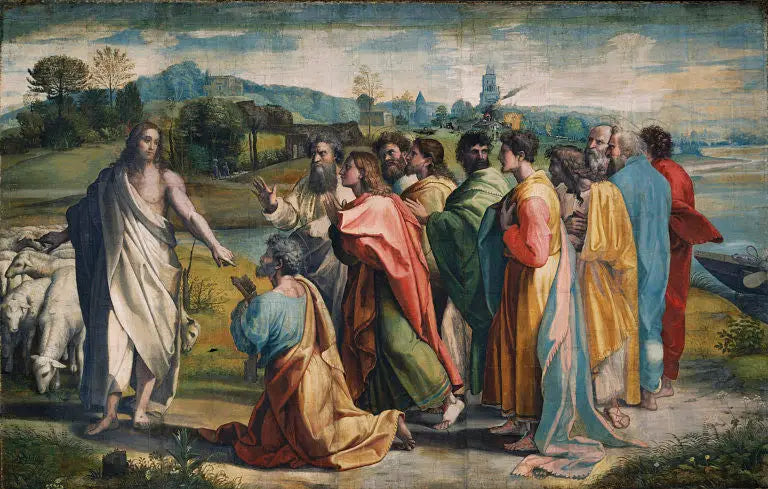La carica di Cristo a Pietro - Raffaello Sanzio