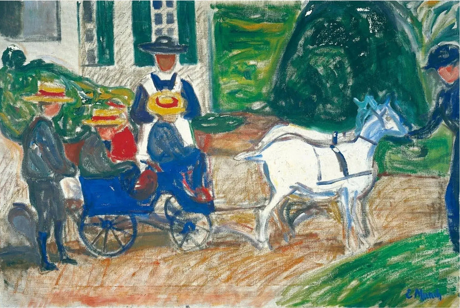 Il Carretto con le Capre - Edvard Munch
