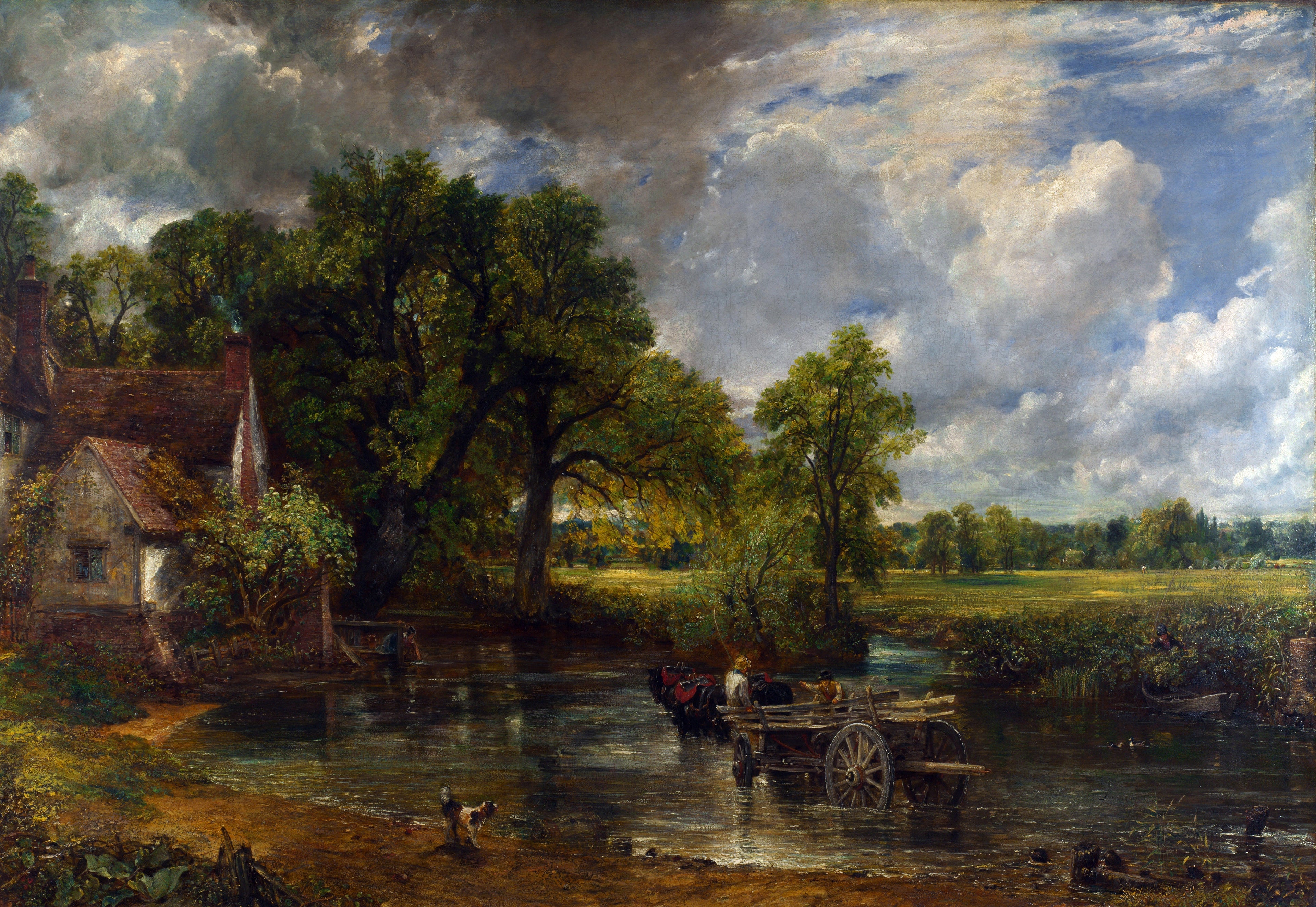 La Charrette de foin - John Constable - Alpha Reproduction