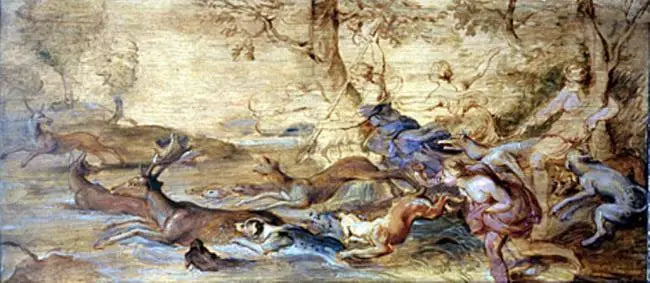La caccia a Diana - Peter Paul Rubens
