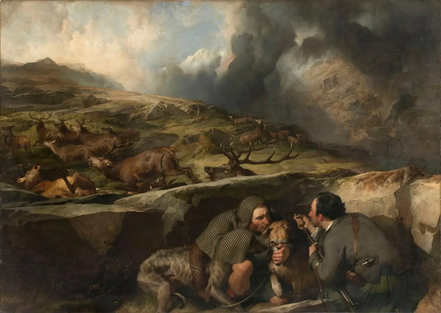 La caccia al cervo - Edwin Henry Landseer