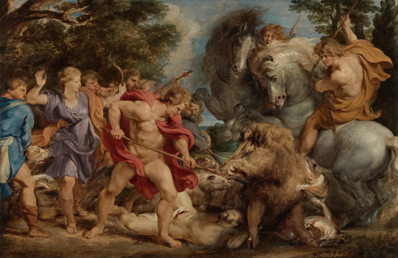 La caccia al cinghiale di Calidone - Peter Paul Rubens