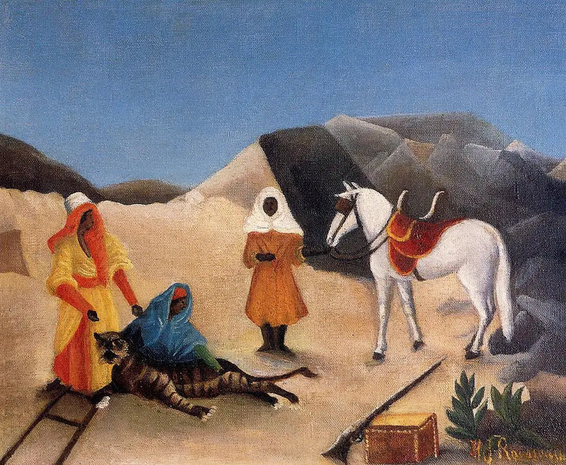 La Caccia alla tigre - Henri Rousseau