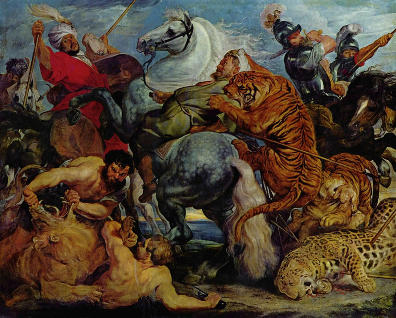 La Caccia alla tigre - Peter Paul Rubens