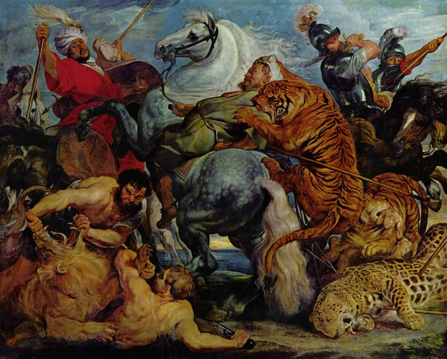 La Caccia alla tigre - Peter Paul Rubens