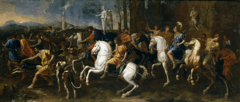 La Caccia di Meleagro e Atalanta - Nicolas Poussin