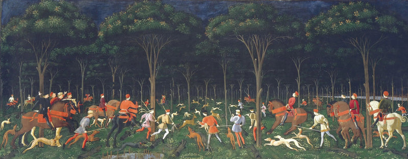 La Caccia notturna - Paolo Uccello