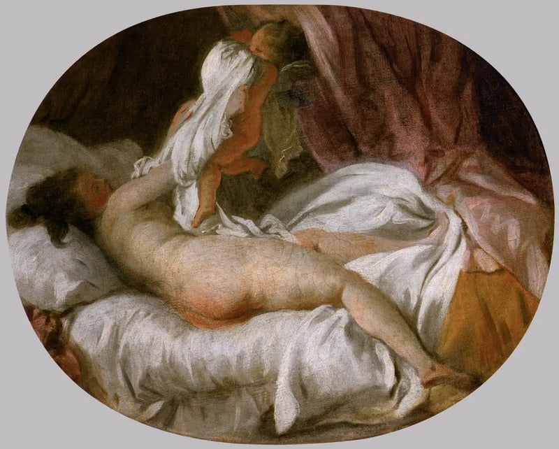 La Camicia ritirata - Jean-Honoré Fragonard