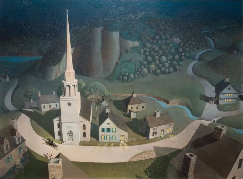 La Cavalcata notturna di Paul Revere - Grant Wood