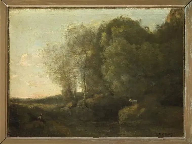La chèvre al roccia - Jean-Baptiste Camille Corot