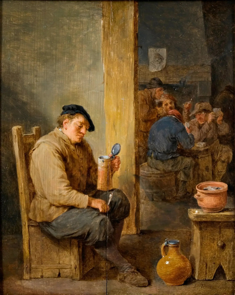 La chope vuota - David Teniers il Giovane
