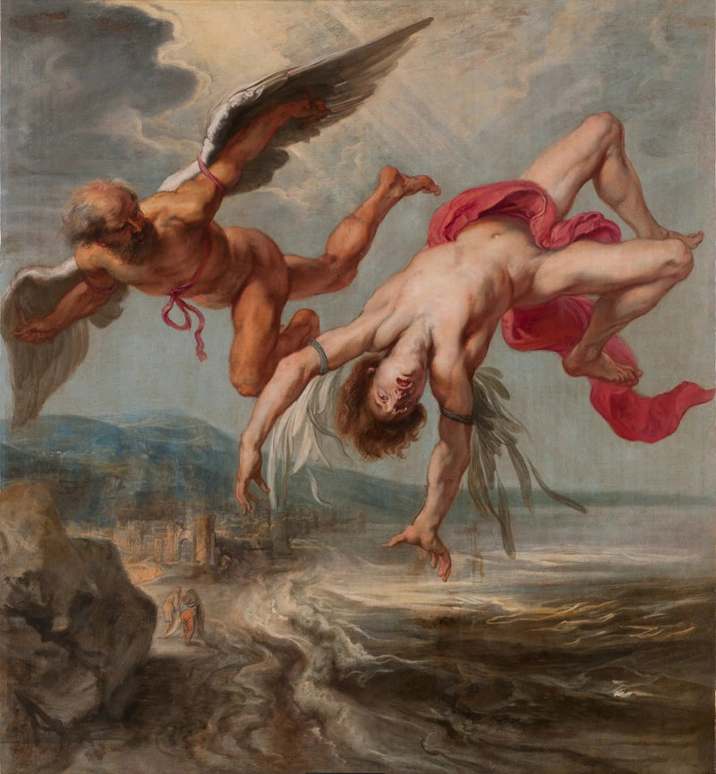 La chute di Icaro - Peter Paul Rubens