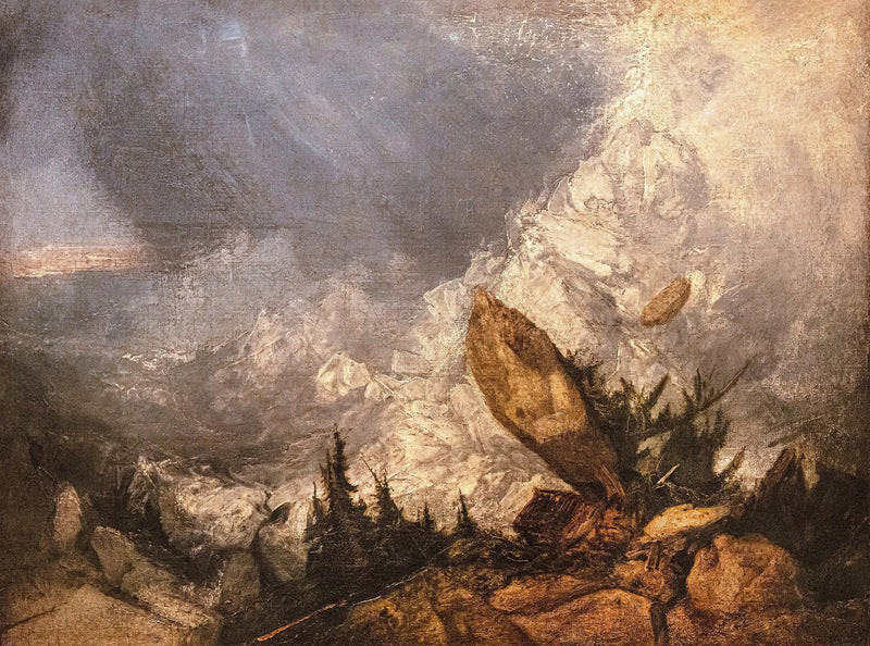 La Caduta di una valanga nei Grigioni - J. M. W. Turner