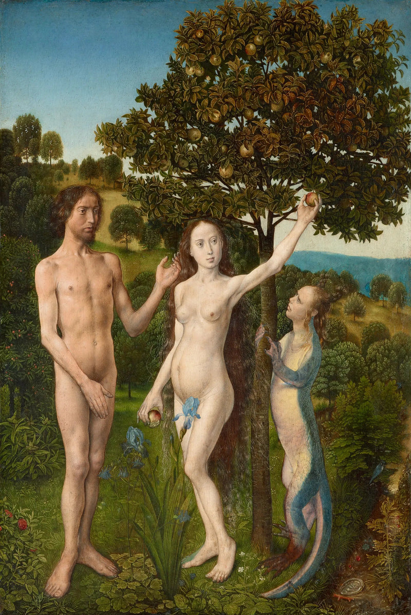 La caduta dell'uomo - Hugo van der Goes