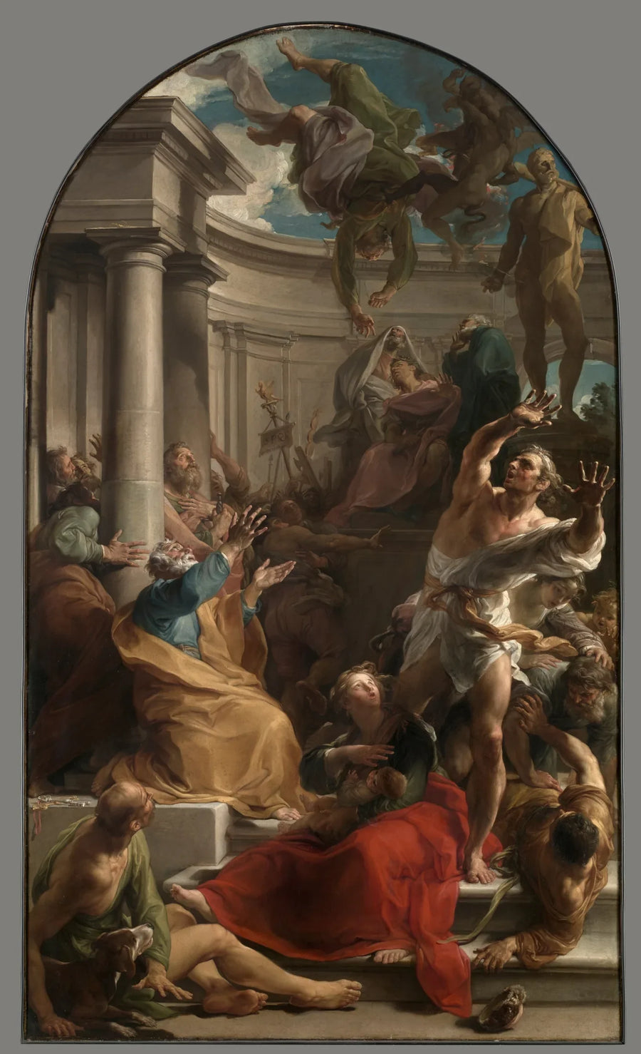 La caduta di Simon Magus - Pompeo Batoni