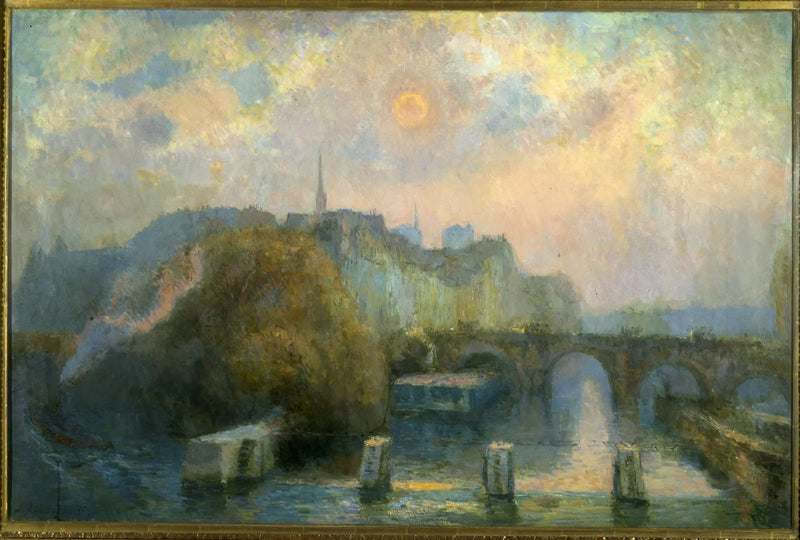 La Città, Parigi, mattina d'autunno - Albert Lebourg
