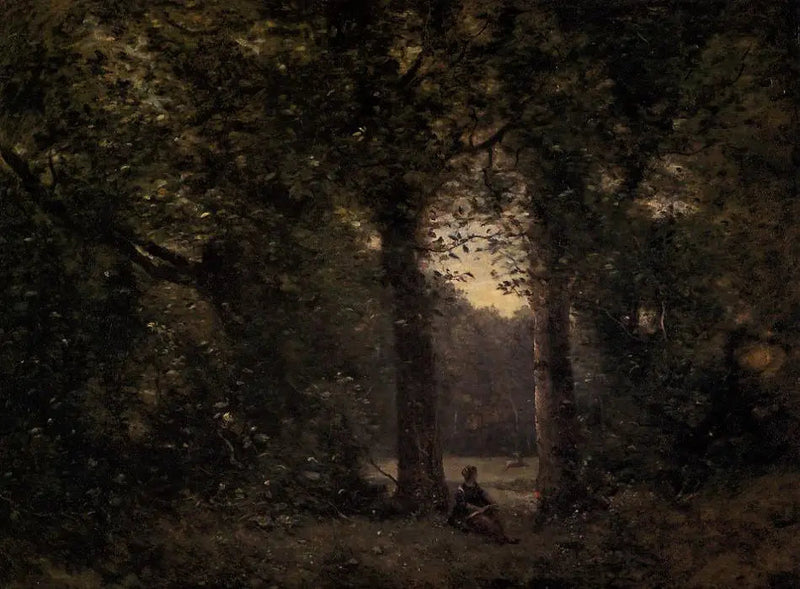 La Clairière, souvenir di Ville-d'Avray - Jean-Baptiste Camille Corot