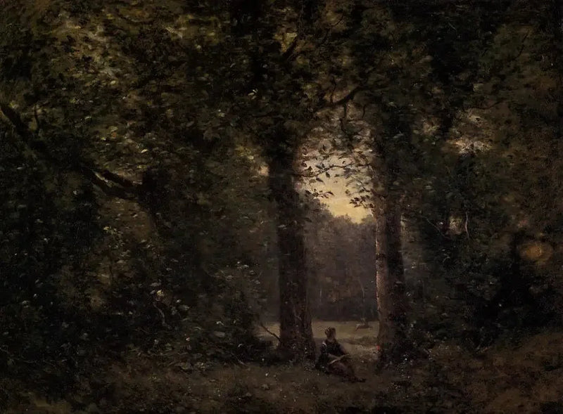 La Clairière, souvenir di Ville-d'Avray - Jean-Baptiste Camille Corot