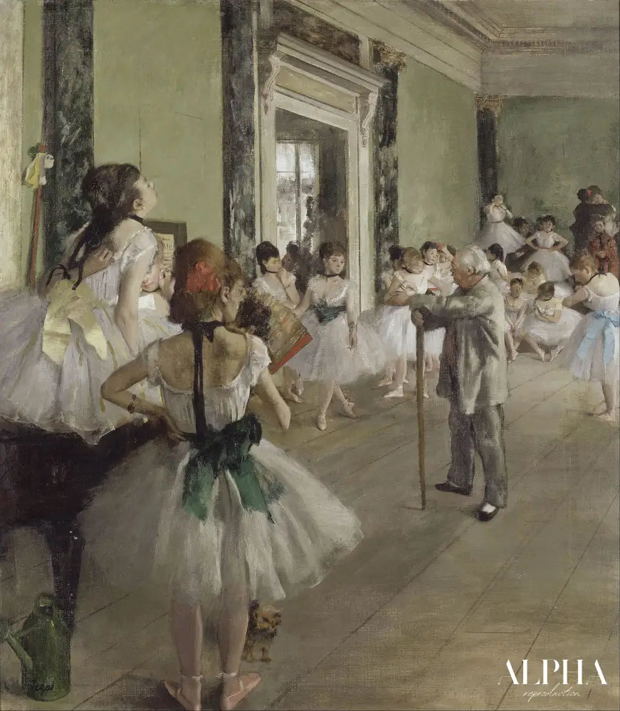 La Classe de danse - Edgar Degas - Reproductions de tableaux et peintures haut de gamme