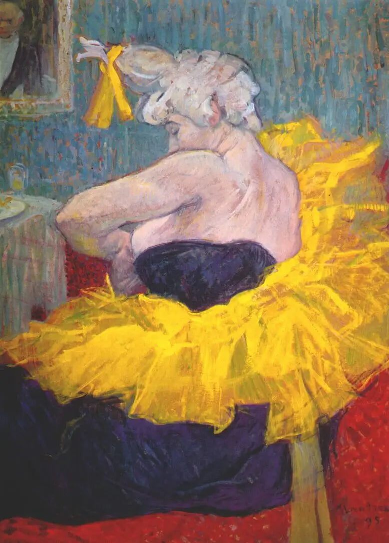 La clownessa Cha-U-Kao - Henri de Toulouse-Lautrec