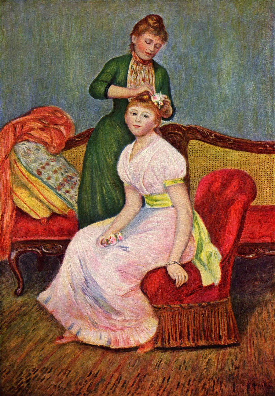 La Acconciatura - Pierre-Auguste Renoir