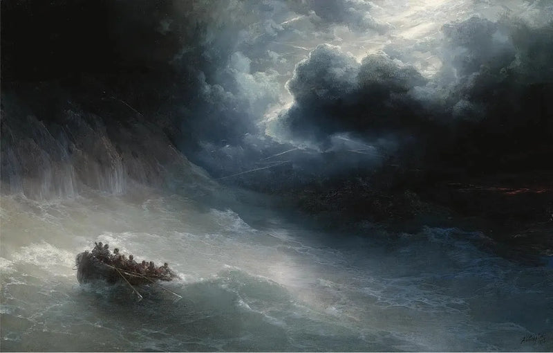La Colère della mare - Ivan Aïvazovski