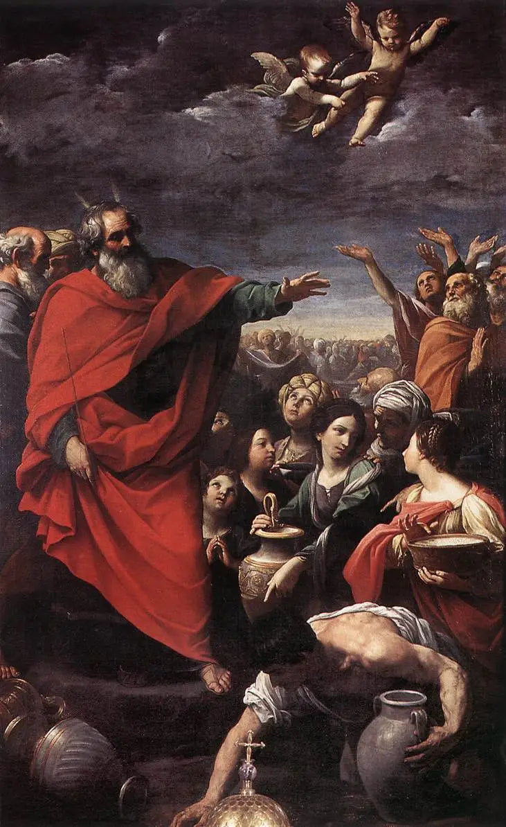 La raccolta della manna - Guido Reni